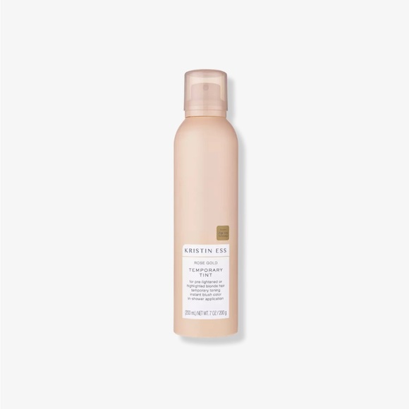 Kristin Ess Hair Kristin Ess Rose Gold Temporary Tintpastel Pink Hair Color Spray Washable7